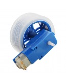 10Pcs Blue Rubber Wheels + 3-6v TT Motors DIY Kit For Arduino Smart Chassis Car Accessories