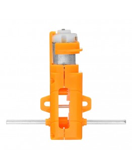 10pcs 1:28 Orange Hexagonal Axis 130 Motor Gearbox for DIY Chassis Car Model