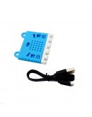 2Pcs Blue Color Cute Pattern Silicone Protective Case for Micro:bit Expansion Board DIY Part