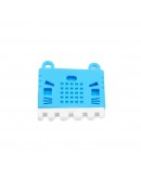 2Pcs Blue Color Cute Pattern Silicone Protective Case for Micro:bit Expansion Board DIY Part