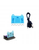 2Pcs Blue Color Cute Pattern Silicone Protective Case for Micro:bit Expansion Board DIY Part