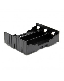 3pcs DIY 3-Slot 18650 Battery Holder With Pins