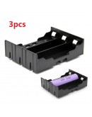 3pcs DIY 3-Slot 18650 Battery Holder With Pins