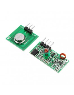 5Pcs 433Mhz Wireless RF Transmitter and Receiver Module Kit For Arduino MCU