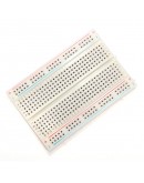 5pcs 8.5 x 5.5cm White 400 Holes Solderless Breadboard For Arduino