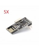 5Pcs NRF24L01+ SI24R1 2.4G Wireless Power Enhanced Communication Receiver Module