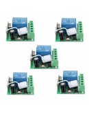 5Pcs DC12V 10A 1CH 433MHz Wireless Relay RF Remote Control Switch Receiver