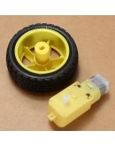 8Pcs Smart Car Wheel Deceleration Motor For Arduino Smart Car Robot