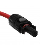 1 Pair of Black + Red 5M AWG12 MC4 Connector Extension Cable Wire for Solar Panel