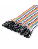 30cm 40pcs Female To Female Breadboard Wires Jumper Cable Dupont Wire