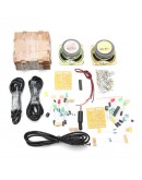 Geekcreit&reg; DIY Transparent Mini Amplifier Speaker Kit 65x65x70mm 3W Per Channel