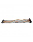 40pcs 30cm Male To Male Jumper Cable Dupont Wire For Arduino