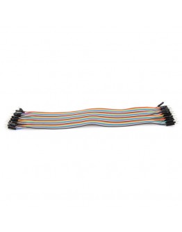 40pcs 30cm Male To Male Jumper Cable Dupont Wire For Arduino