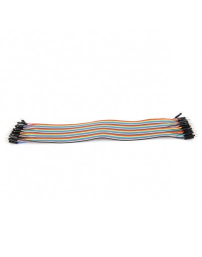 40pcs 30cm Male To Male Jumper Cable Dupont Wire For Arduino