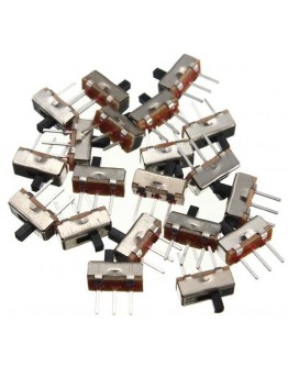 20pcs SS12D00G3 2 Position SPDT 1P2T 3 Pin PCB Panel Mini Vertical Slide Switch