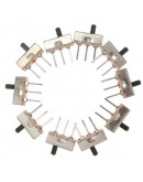 20pcs SS12D00G3 2 Position SPDT 1P2T 3 Pin PCB Panel Mini Vertical Slide Switch