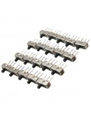 20pcs SS12D00G3 2 Position SPDT 1P2T 3 Pin PCB Panel Mini Vertical Slide Switch