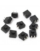 10Pcs DIP PCB Mini Latching Tactile Tact Push Button Switch 12x12x9mm