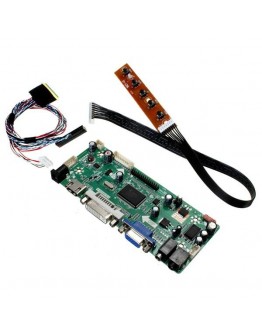 LCD Controller Board 40P 8-bit HD DVI VGA Audio PC Module Kit For B156XW02 15.6 Inch Display