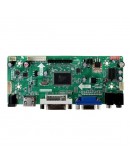 LCD Controller Board 40P 8-bit HD DVI VGA Audio PC Module Kit For B156XW02 15.6 Inch Display