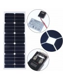 SS-30W12V 730x280x2.5mm 12V 30W Solar Panel Photovoltaic Semi Flexible For Camper Boat Cabin