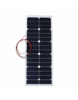 SS-30W12V 730x280x2.5mm 12V 30W Solar Panel Photovoltaic Semi Flexible For Camper Boat Cabin