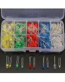 300Pcs 3mm 5mm LED Diode 10 Values Assortment Kit For Arduino