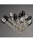 10pcs 5mm 940nm IR Infrared Diode Launch Emitter Receive Receiver LED