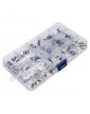 215pcs 15 Values 0.1uF-330uF Mix Electrolytic Capacitor Kit With Storage Box