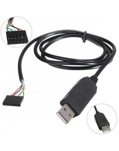 6Pin FTDI FT232RL USB To Serial Adapter Module USB TO TTL RS232 Arduino Cable