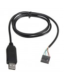 6Pin FTDI FT232RL USB To Serial Adapter Module USB TO TTL RS232 Arduino Cable