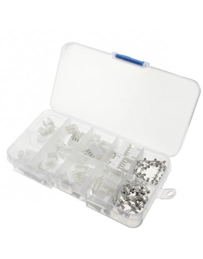 40pcs 2p 3p 4p 5p 2.54mm Pitch Terminal / Housing / Pin Header Connector Wire Connectors Adaptor XH Kit With Box