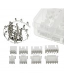 40pcs 2p 3p 4p 5p 2.54mm Pitch Terminal / Housing / Pin Header Connector Wire Connectors Adaptor XH Kit With Box