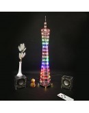 DIY Bluetooth Canton Tower LED Light Cube Kit Remote Control Music Spectrum Electronic Kit