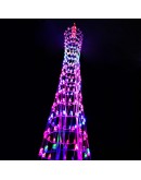 DIY Bluetooth Canton Tower LED Light Cube Kit Remote Control Music Spectrum Electronic Kit