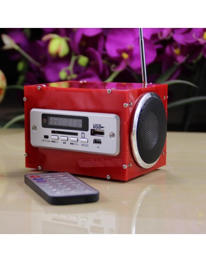 DIY 2x3W Multi-function Bluetooth Wireless Small Power Amplifier Speaker Kit With MP3 AUX Radio Function