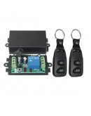 DC 12V 10A Relay 1CH Channel Wireless RF Remote Control Switch With 2 Transmitters