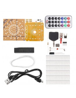 DIY Spherical Spectrum Light Cube LED Flash Kit Electronic Learning Kits