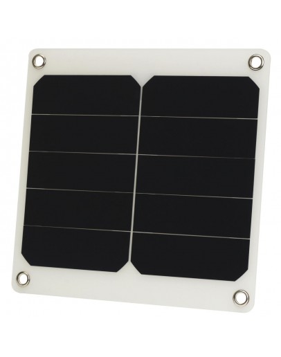 10W 5V Sun Power Waterproof Solar Panel With USB Ports For Outdooors Home Cooling Ventilation