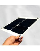 10W 5V Sun Power Waterproof Solar Panel With USB Ports For Outdooors Home Cooling Ventilation