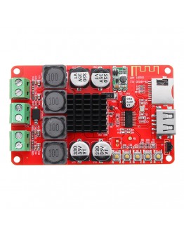 SANWU&reg; HF183 TPA3116 2X50W Digital Wireless Bluetooth Receiver Module Amplifier Board U Disk TF Card Decoder Dual Channel With Remote Control