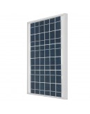 Silver/Black 10W 18V Polycrystalline Silicon Solar Panel With Junction Box For Car Batteries/RV/Boat