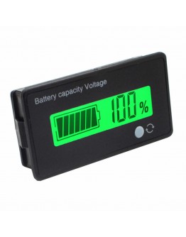 12V/24V/36V/48V 8-70V LCD Acid Lead Lithium Battery Capacity Indicator Digital Voltmeter