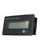 12V/24V/36V/48V 8-70V LCD Acid Lead Lithium Battery Capacity Indicator Digital Voltmeter