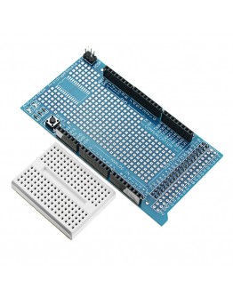 MEGA2560 R3 Microcontroller With Prototype Board + L293D Motor Drive Shield For Arduino