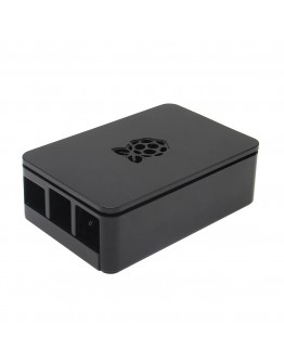 Black Raspberry Pi Case Enclosure Box V4 With Heat Sink For Raspberry Pi 3/2/B+