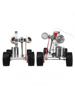 DIY 170*85*100mm Mini Engine Car Robot Kit With/Without Remote Control