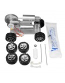 DIY 170*85*100mm Mini Engine Car Robot Kit With/Without Remote Control