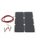 12V 20W 42x28x0.25cm Semi Flexible Sunpower Chip Solar Panel With 3m Rear Wiring