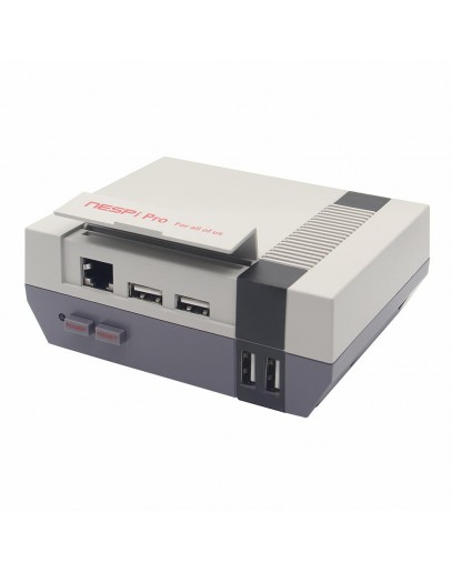 NESPi Pro FC Style NES Case With RTC Function For Raspberry Pi 3 Model B+ / 3B / 2B / B+ / A+